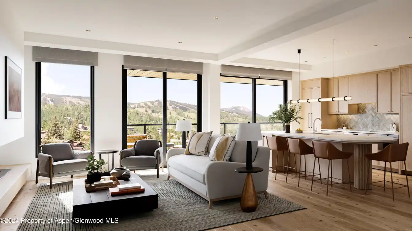 Light-filled Residence on the Mountain Side of Stratos