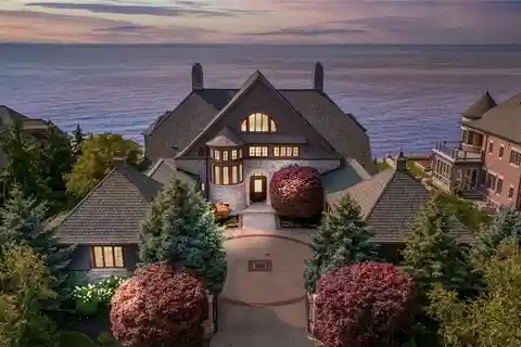 One-of-a-kind Residence in Private Enclave on Lake Erie