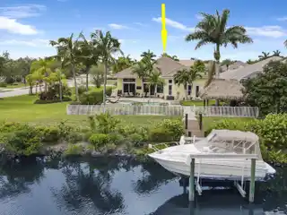 Impressive Waterfront Pool Home