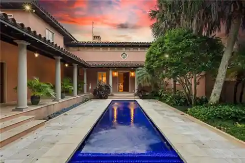 Mizner-style Home Plus Guest Cottage on over 42 Acres