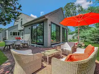 Sunlit Hamptons Escape with Designer Finishes