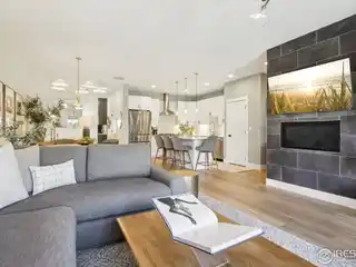 Modern Farmhouse Townhome with Rare Private Backyard
