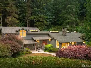 Gated Northwest Contemporary on Two Acres