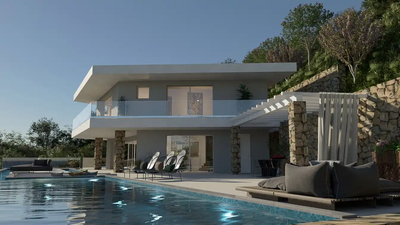 Newly Built Villa with Stunning Sea Views