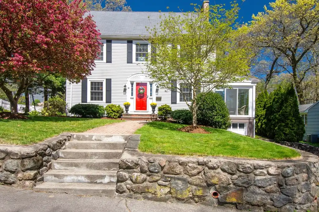 Classic Center Entrance Colonial on a Quiet Side Street
