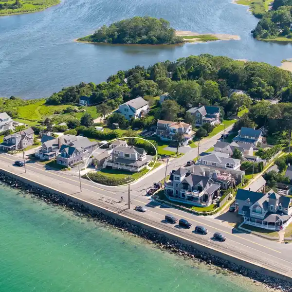COASTAL CHIC COMPOUND OVERLOOKING NANTUCKET SOUND