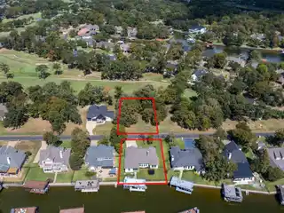 Lovely Waterfront Home and Golf Course Lot