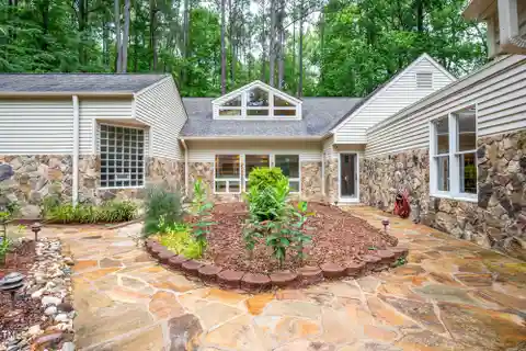 Contemporary Stone Retreat on 4 Serene Acres