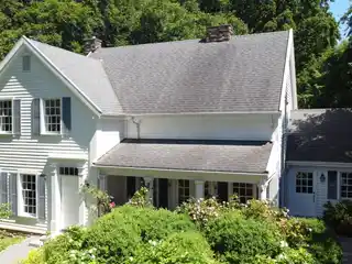 Country House in Timber Frame Construction in Us East Coast Style in an Excellent Location