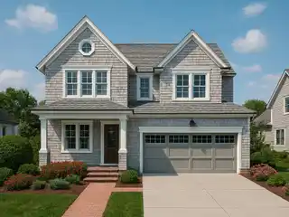 Wooded Backyard and Attached Two-Car Garage Included