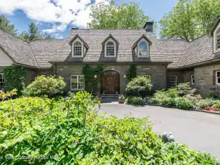 Timeless Elegance: Hudson Valley Stone Manor with Luxury Amenities