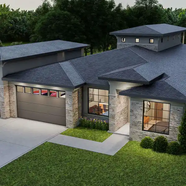 SLEEK NEW MODERN CRAFTSMAN HOME