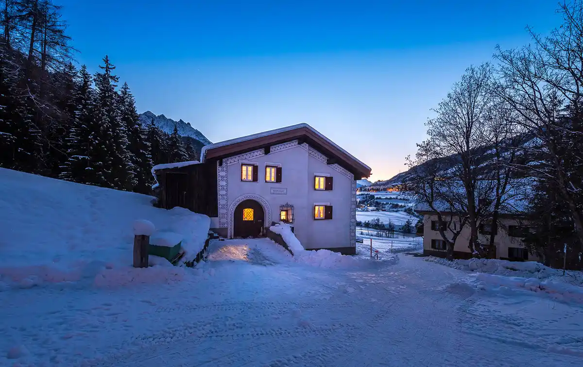 Engadine House in Scuol Pradella: Historic Charm in Unspoiled Landscape