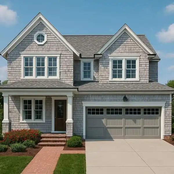 WOODED BACKYARD AND ATTACHED TWO-CAR GARAGE INCLUDED