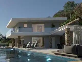 Newly Built Villa with Stunning Sea Views