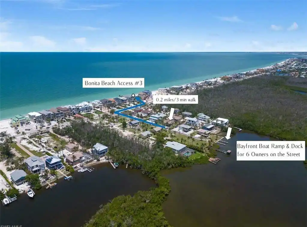 Charming Olde Florida Cottage Steps to Bonita Beach