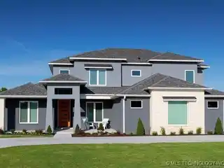 Contemporary Elegance on Peaceful Corner Lot