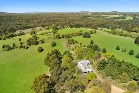 Country Living Set Against a Breathtaking Backdrop
