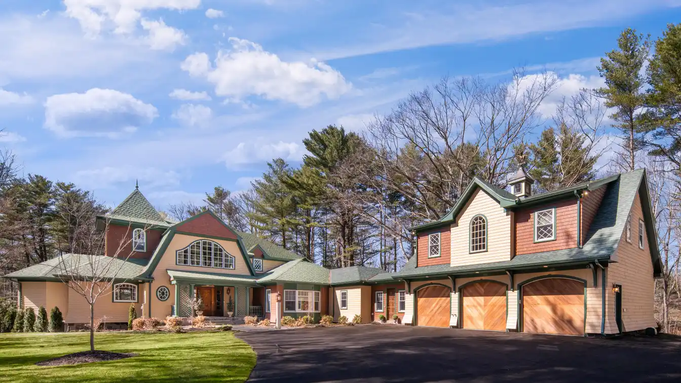 Shingle-style Home with Carriage Home on over Six Acres