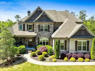 Refined Southern Elegance with Soaring Ceilings