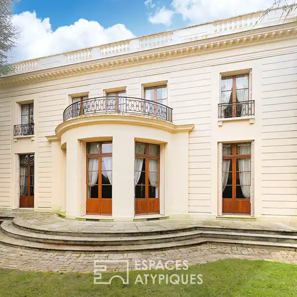 ART DECO STYLE MANSION WITH OUTBUILDINGS AND PARK
