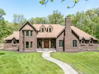 Grand All-brick Home on over Nine Acres