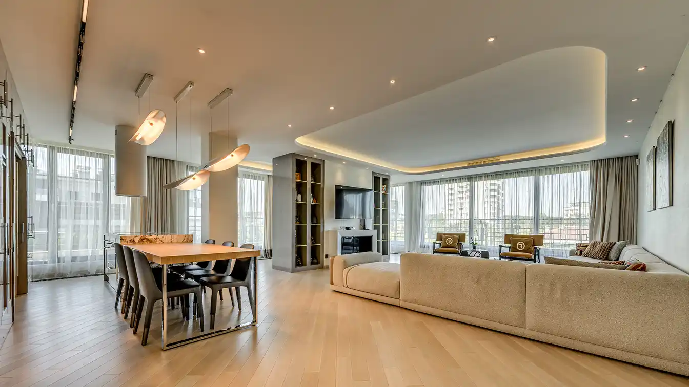 Elegant Penthouse for Sale in the Prestigious Iztok Neighborhood