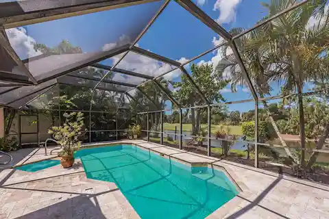 South Naples Home with Pool and Lake Views