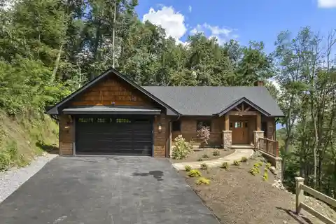 Stunning Modern Log Home