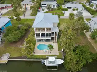 Custom Built Estero Bay Shores Pool Home