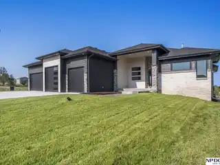 Modern Elkhorn Ranch with Covered Deck and Four-car Garage