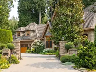 Magnificent Gated Stone Mansion