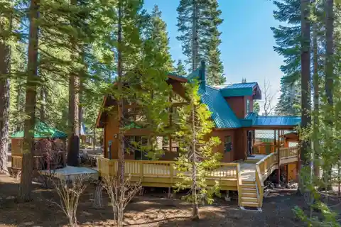 Forest-Backed Tahoe Escape with Private Lake Access