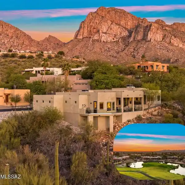 CONTEMPORARY DESERT RETREAT PERCHED ON QUIET HILLSIDE