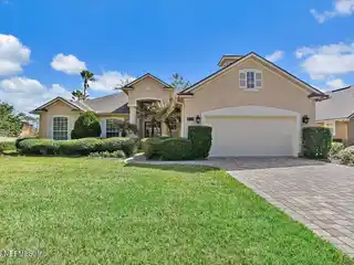 One-level Home with Panoramic Golf to Water Views
