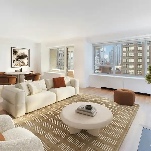 COVETED HIGH-FLOOR TWO BEDROOM HOME AT MANHATTAN HOUSE