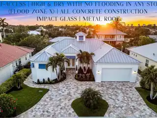 Coastal Contemporary Gulf-Access Home