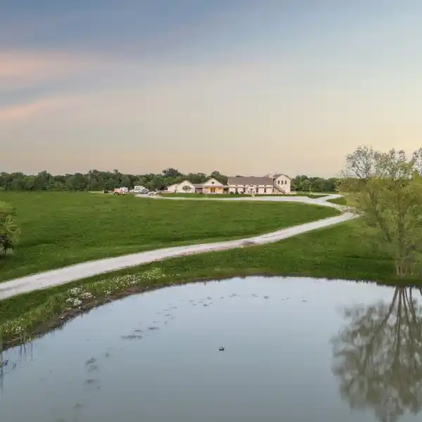 LUXURY RANCH WITH BARN, POND, AND OUTDOOR LIVING
