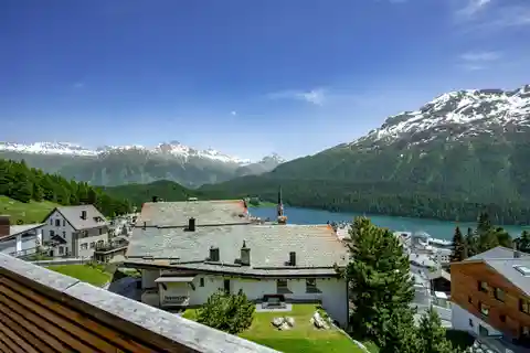 St. Moritz: Chesa Sylvestris (second Home): Dream Home with Lake View