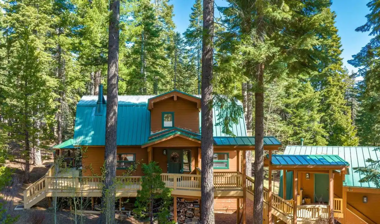 Forest-backed Tahoe Escape with Private Lake Access
