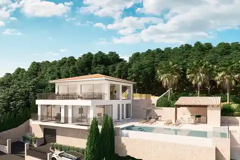 Newly Built Villa with Panoramic Views in Galilea