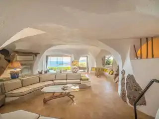 Villa in the Rock with a View of the Pevero Gulf