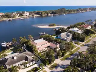 Mediterranean Villa with Panoramic Views of the Intracoastal Frontage