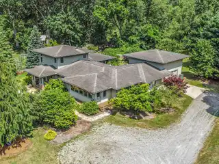 Designer Home Surrounded by Rare Trees