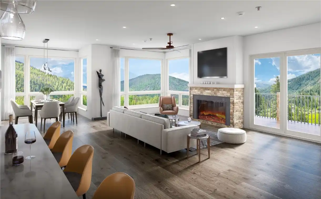 Corner Three Bedroom Penthouse in Brightwood at Keystone