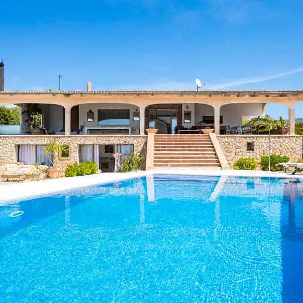 VILLA IN BUNYOLA WITH POOL AND VIEWS OF THE TRAMUNTANA MOUNTAINS