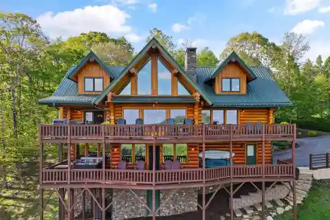 Stunning Full Canadian Log Home