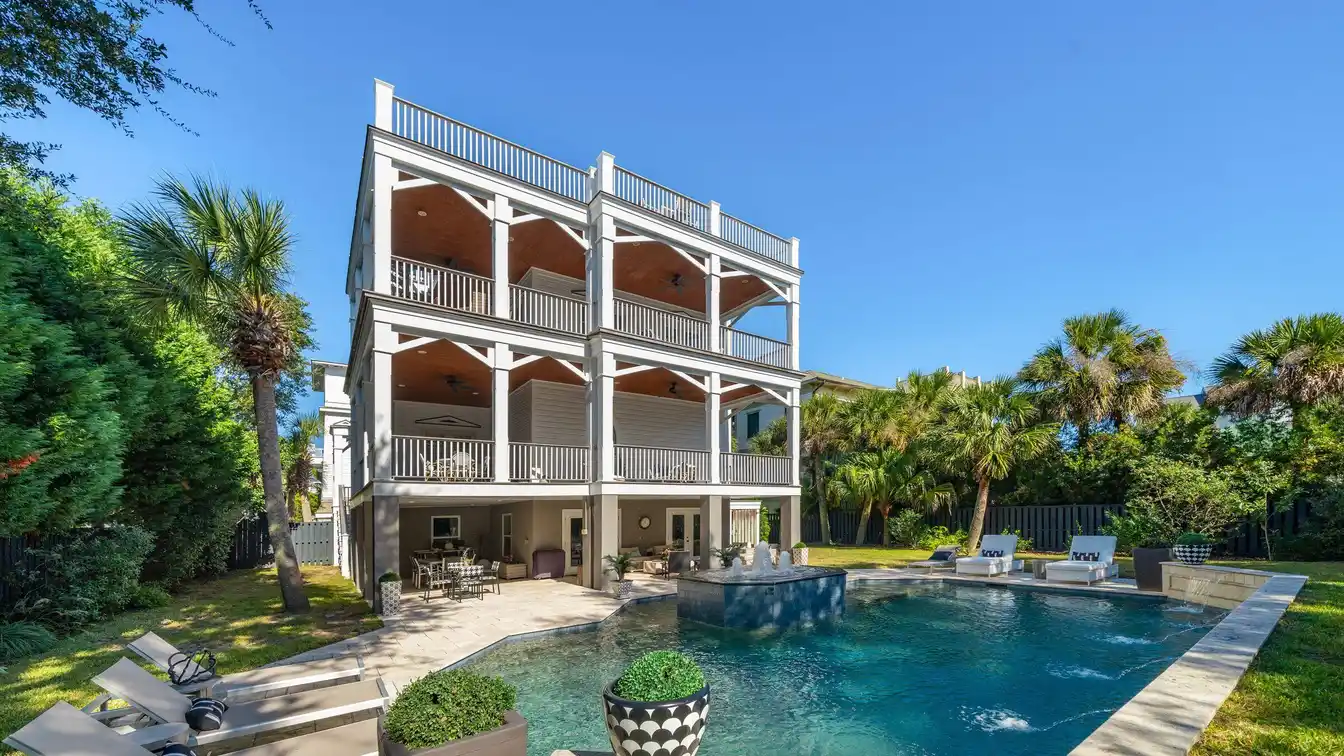 Upscale Six Bedroom Home with a Large Pool