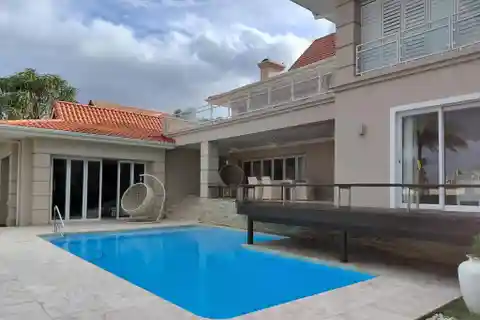 Elegant Two-Story Home with Poolside Bar