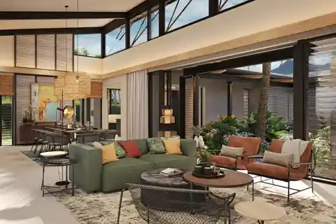 Elegant Villa with Panoramic Lagoon and Golf Views